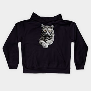 You asleep yet? A Funny sneaky cat Gift Idea Kids Hoodie